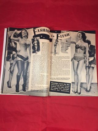 Vtg Wink Mag 1949 Peter Driben Sweet Guendoline Cheesecake Risqué Girlie Pinups 5