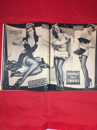 Vtg Wink Mag 1949 Peter Driben Sweet Guendoline Cheesecake Risqué Girlie Pinups 8