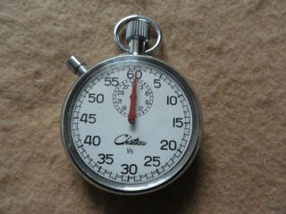 Chateau 1/5 Vintage Mechanical Wind Up Stopwatch