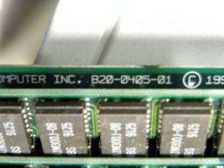 Macintosh Classic 3 MB Memory Expansion Board SIMM ' s installed 820 - 0405 - 01 3