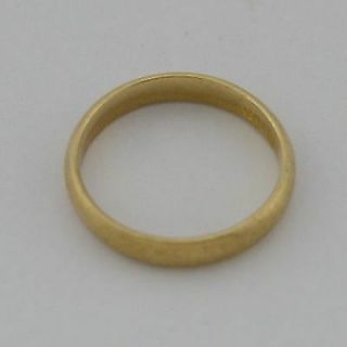 10k Yellow Gold Vintage Baby Ring/Band Size.  5 2