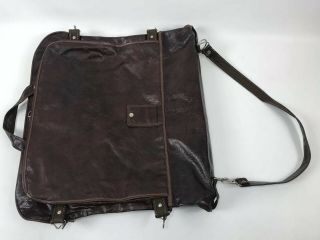 Samsonite Silhouette Vintage Garment Bag Suit Dress Hanging Luggage Bag Brown 2
