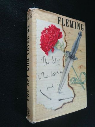 Scarce 1962 1st Edition - The Spy Who Loved Me - Ian Fleming - 1st Print Orig Dj