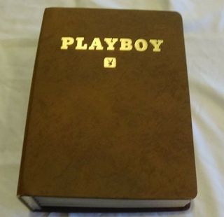 Vintage Playboy Magazines Collectible Binder August 1965 Through January 1966