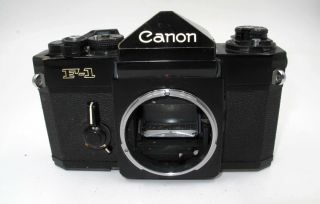 Vintage Canon F1 Professional 35mm Film Camera.