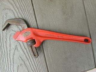 Vintage RIDGID Model E - 110 Hex Wrench,  10 - 1/2 - inch Offset Wrench 2