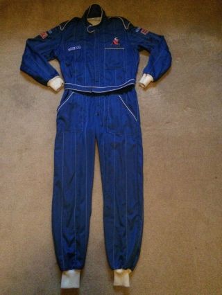 Sparco Car Racing Suit Size 54 / 42” Overalls 1987 Fia Nomex Retro Vintage Track