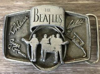 Vintage Beatles Limited Edition Numbered Belt Buckle Licensed Apple Corps