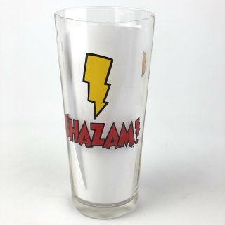 Vintage Pepsi Collector Series Drinking Glass DC Comics Shazam - 1978 Hero 3