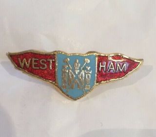 Vintage West Ham United Football Club Badge By Coffer