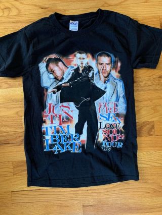 Vintage Justin Timberlake Rap Tee Style Future Sex Love Sounds 2007 Tour Shirt L
