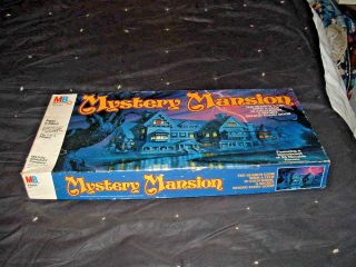 Vintage 1984 Mystery Mansion Game Milton Bradley.  100 Complete Shape