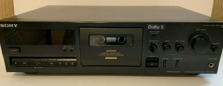 Sony Tc - K615s 3 Head Stereo Cassette Tape Deck Dolby S