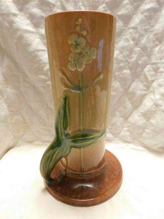 Vintage Roseville Pottery " Wincraft " Pillar Vase 285 - 10 " - Signed - 1948 21