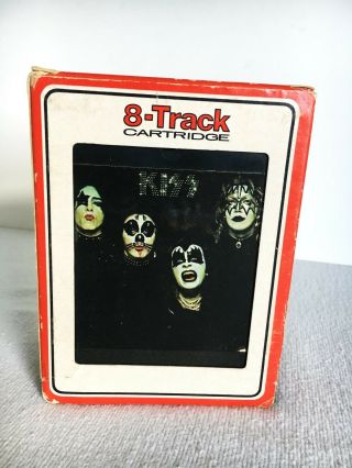 Kiss Self - Titled Debut Album S/t 8 - Track Tape Cartridge Vintage
