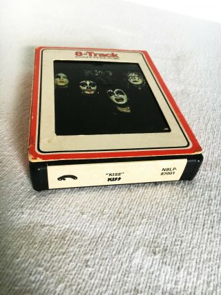 KISS Self - Titled Debut Album S/T 8 - Track Tape Cartridge Vintage 2