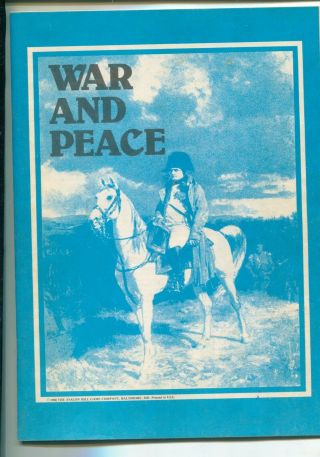 Vintage Avalon Hill War and Peace / Bookcase Board Game / Napoleonic Wars / 1980 3