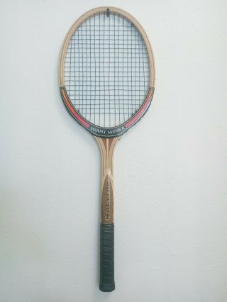 Vintage Dunlop Maxply Mcenroe Wooden Tennis Racket 4 5/8 England