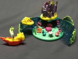 VTG Polly Pocket The Little Mermaid Undersea Kingdom Playset Ariel Ship 1996 3