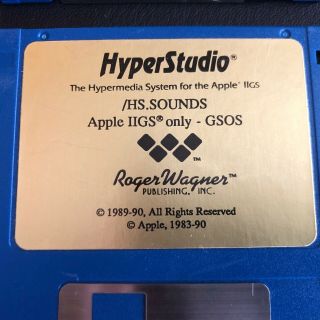 HyperStudio Apple II gs/os Computer Roger Wagner 4 Disk Set 5