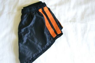 NRL Balmain Tigers Rugby League Shorts Classic Vintage Black Size 18 4