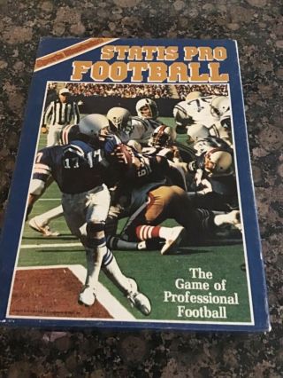 Vintage Avalon Hill Statis Pro Football Game 1981 Season Sports Illustrated Nfl
