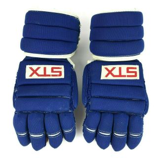 Vintage Stx Lacrosse Gloves Circa 1985 Blue