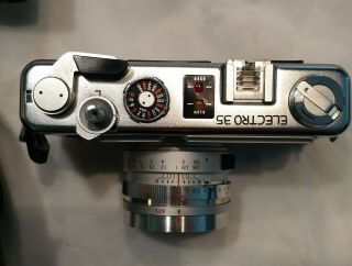 VINTAGE Yashica Electro 35 GSN 35mm Rangefinder Film Camera WITH CASE 3
