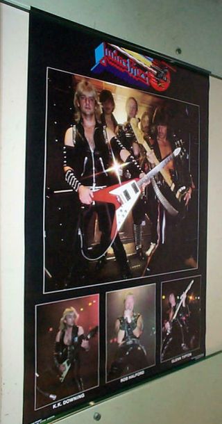 Judas Priest Collage Vintage Poster Only One