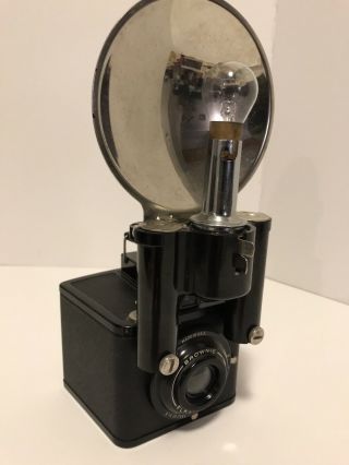 Kodak Brownie Six - 20 W/flash Attachment And Bulb
