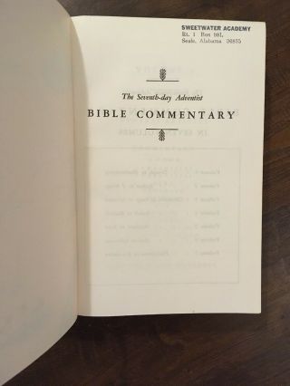 Seventh day Adventist Bible Commentary Volume 3 - Vintage 1977 3