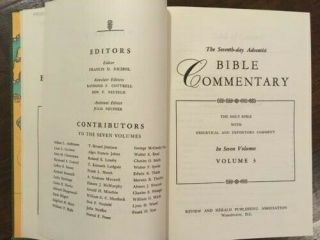 Seventh day Adventist Bible Commentary Volume 3 - Vintage 1977 5