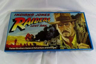 Vintage Indiana Jones From Raiders Of The Lost Ark Board Game 1981 Parker Bros.