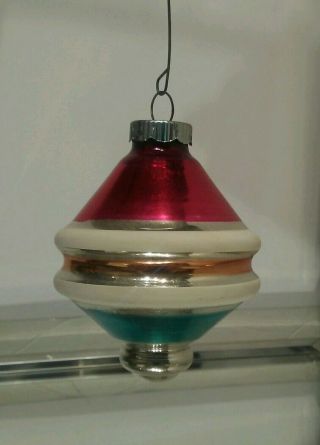 Vintage Shiny Brite Glass Christmas Ornament
