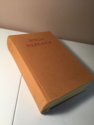 Biblia Hebraica Rudolf KITTEL 1971 KAHLE Stuttgart 2