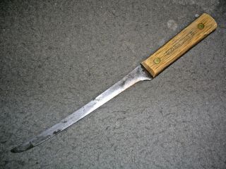 Vintage Ontario Old Hickory 7 - 3/4 " Carbon Steel Fillet Knife