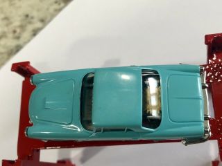 Vintage Aurora T - JET Maserati 1367 Turquoise HO Slot Car (Q83) Perfect 6