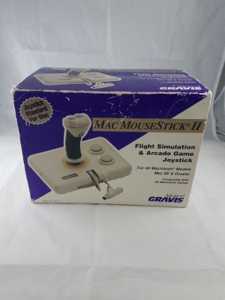 Gravis Mac Mousestick Ii 2 Joystick Adb Controller Vintage