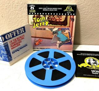 Tom And Jerry Vintage 1952 8 Film Complete W/ Fully 3