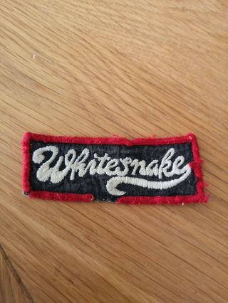 Vintage Whitesnake Sew On Patch Circa 70/80s