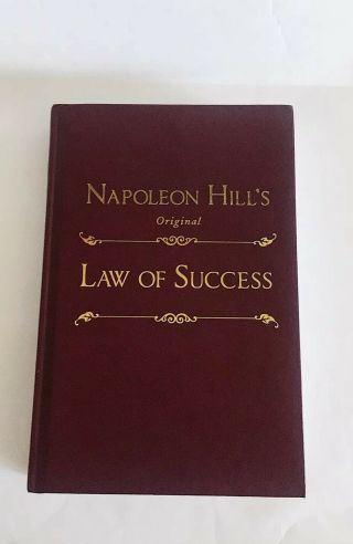 Law Of Success By Napoleon Hill Hardcover Collectible Gift
