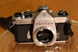 Asahi Pentax Spotmatic (sp) Camera Body Japan With Strap