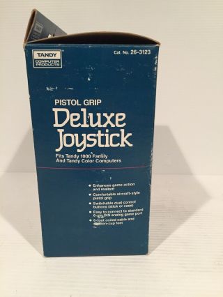 Tandy Computer Systems Pistol Grip Deluxe Joystick 26 - 3123 8
