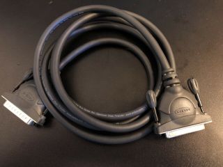 Db25 Extension Cable Scsi Serial Belkin M/f Dark Gray A,  Macintosh Pc Apple Mac