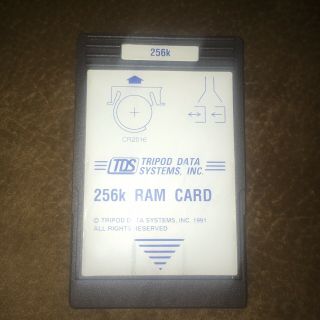 Tds 256k Ram Card For Hp 48gx 48sx Calculator (battery Backed)