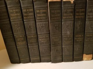 the of theodore roosevelt (16 volumes) 1926 scribners national edition 2