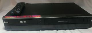 Lg Rc897t Multi - Format Dvd Player & Recorder Vhs Combo Tv Tuner W/ Remote Vcr