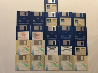 Bulk Games Pack Commodore Amiga 3.  5 " Disks A500 A1200 21 Disks
