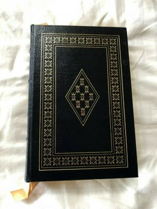 President George H W Bush Signed All The Best 1st Ed Easton Press Leather Book