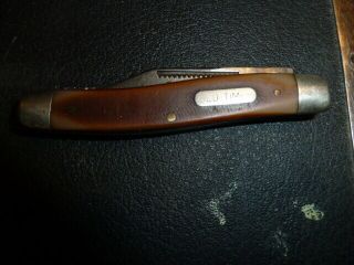 Vintage Schrade Walden Old Timer 80t 3 Blade Pocket Knife Pocketknife